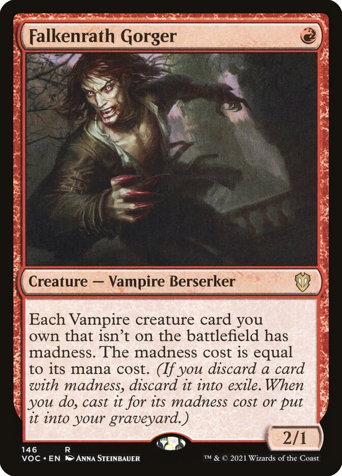 Falkenrath Gorger — Crimson Vow Commander 146/188