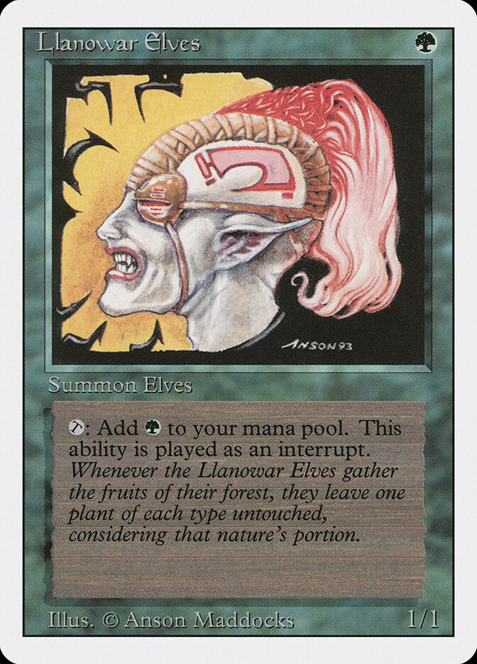 Llanowar Elves — Revised Edition 211/306