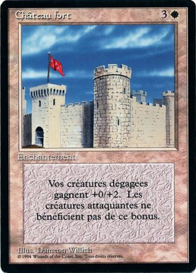 Château fort — Foreign Black Border 8/307