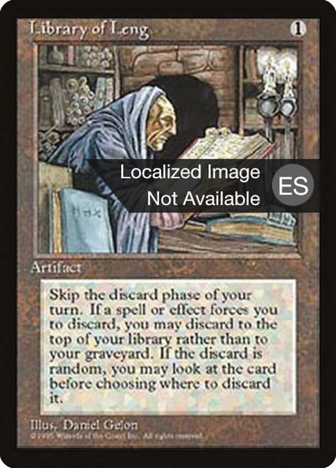 Library of Leng — Fourth Edition Foreign Black Border 333/378