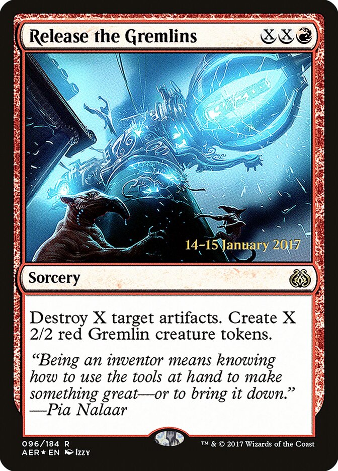 Release the Gremlins — Aether Revolt Promos 96s/65