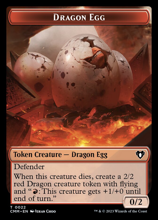 Dragon Egg — Commander Masters Tokens 22/81