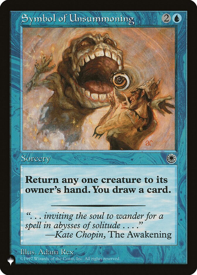Symbol of Unsummoning — The List POR-70/5581