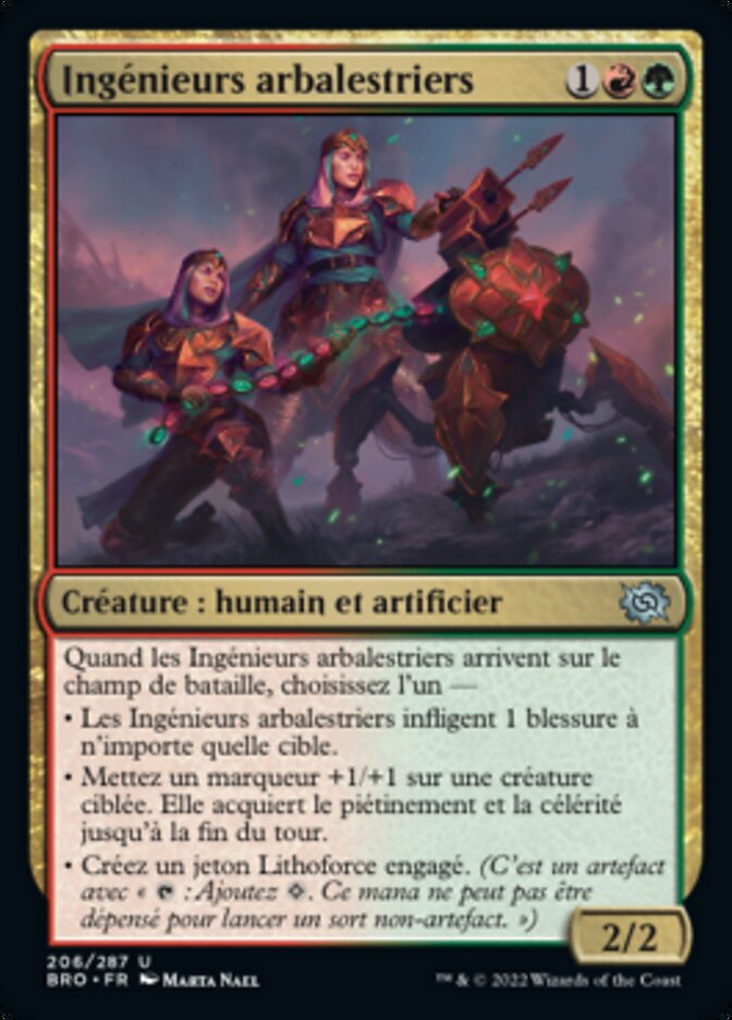 Ingénieurs arbalestriers — The Brothers' War 206/399