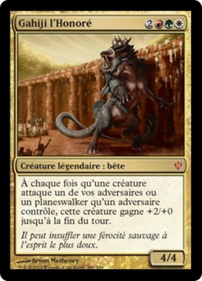 Gahiji l'Honoré — Commander 2013 191/356