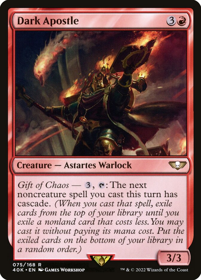 Dark Apostle — Warhammer 40,000 Commander 75/617