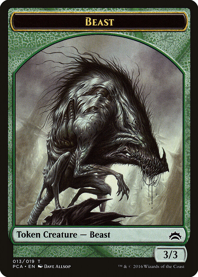 Beast — Planechase Anthology Tokens 13/19