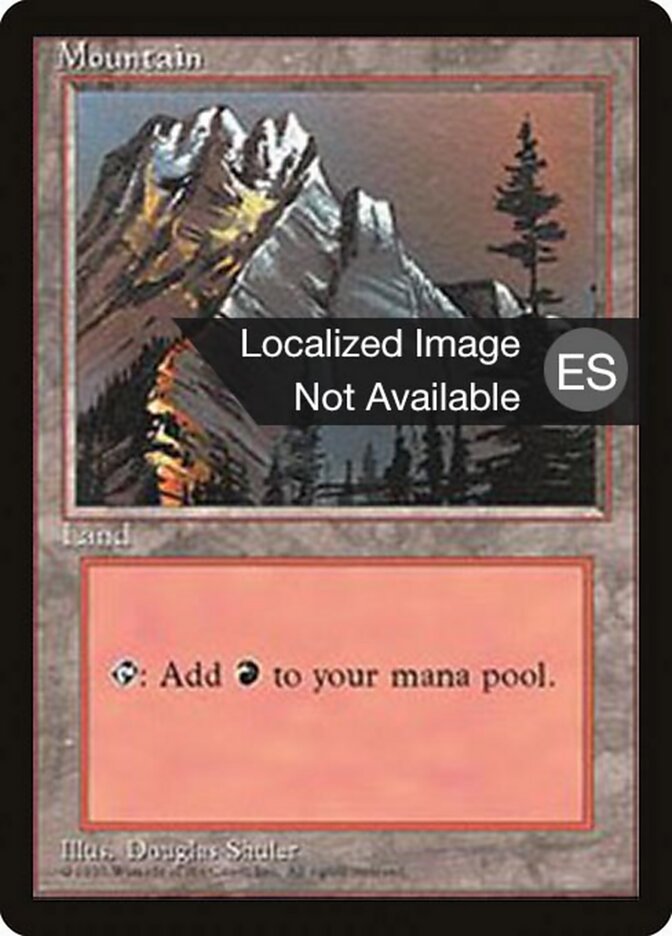Mountain — Fourth Edition Foreign Black Border 373/378