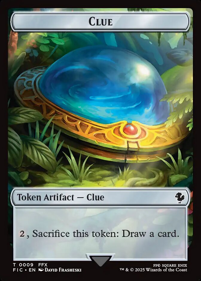 Clue — Final Fantasy Commander Tokens 9/11