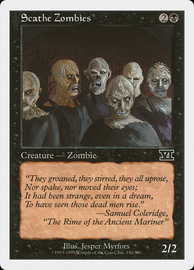 Zombies dévastateurs — Classic Sixth Edition 154/351