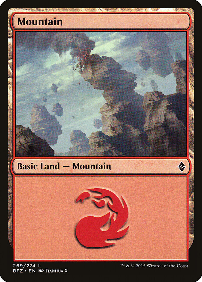 Mountain — Battle for Zendikar 269a/299
