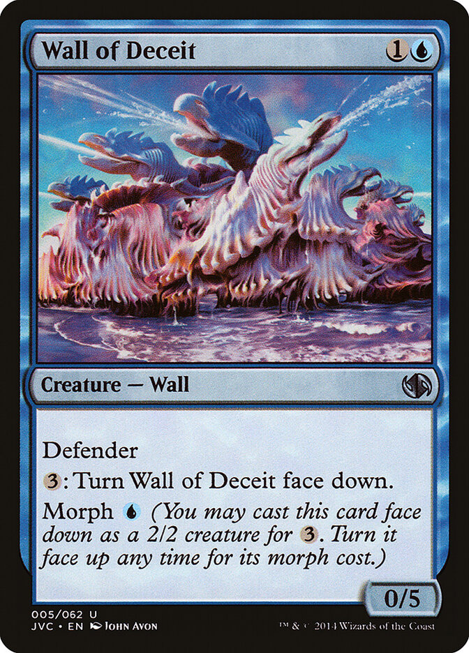 Wall of Deceit — Duel Decks Anthology: Jace vs. Chandra 5/62