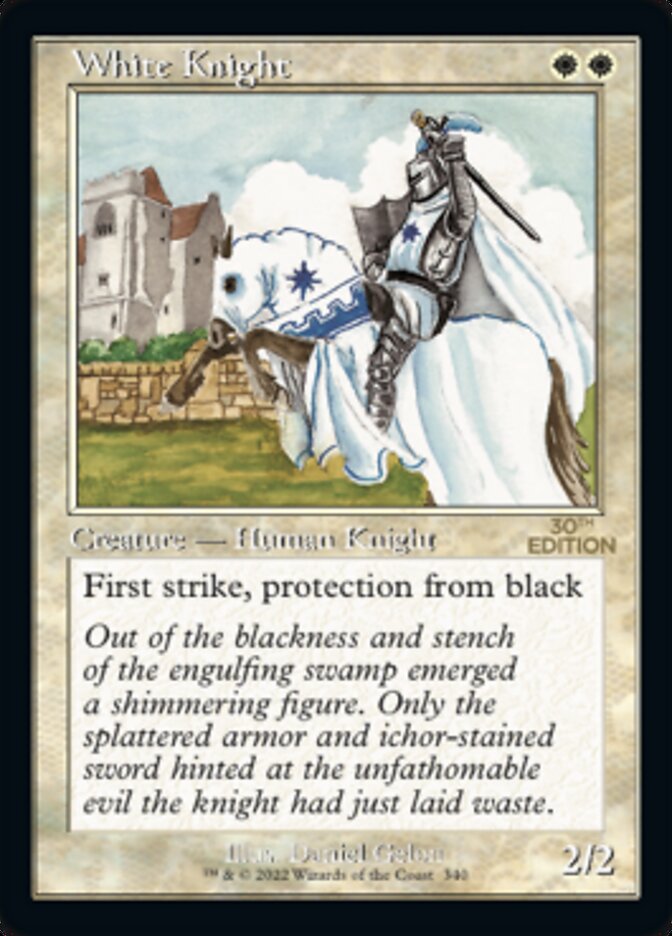 White Knight — 30th Anniversary Edition 340/594