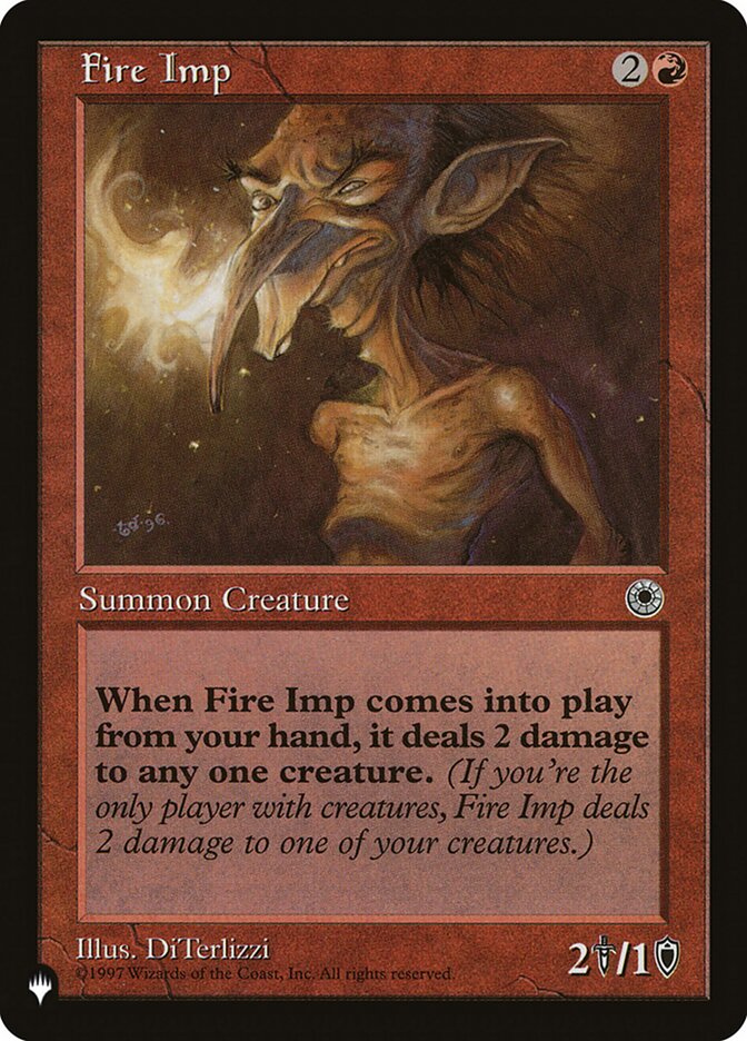 Fire Imp — The List POR-126/5581