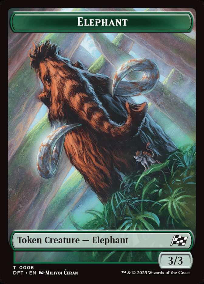 Elephant — Aetherdrift Tokens 6/14