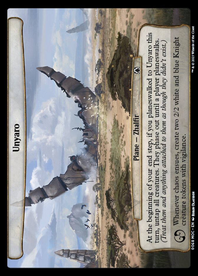 Unyaro — March of the Machine Commander 68/450