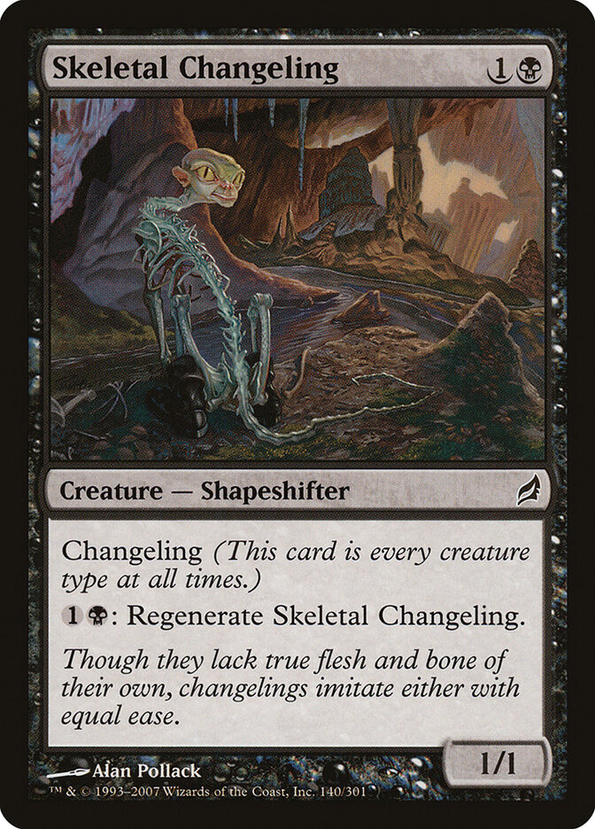 Skeletal Changeling — Lorwyn 140/301