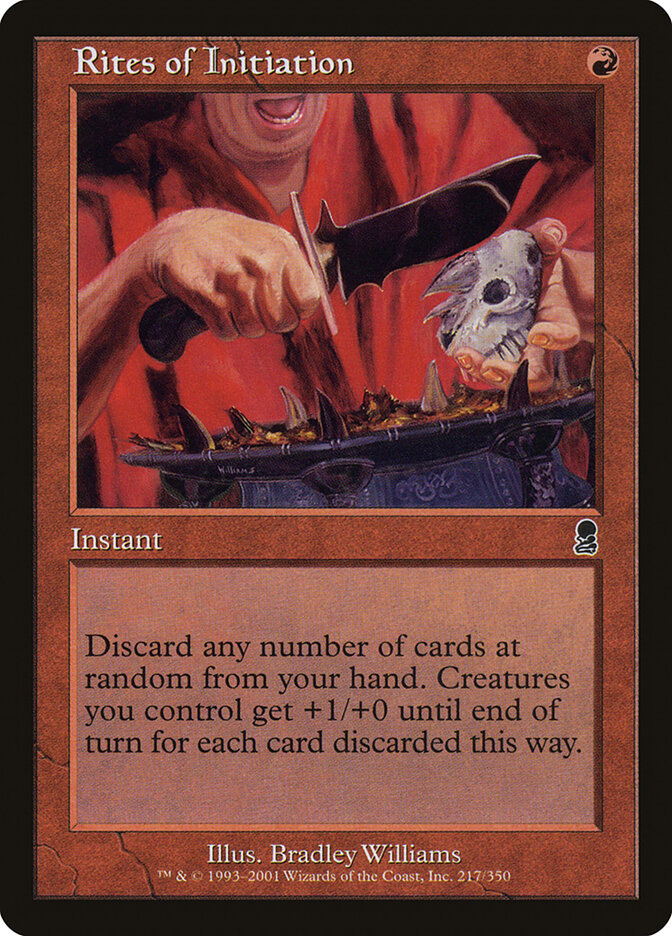 Rites of Initiation — Odyssey 217/350