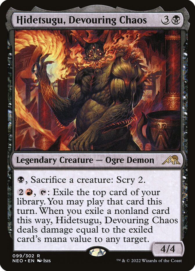 Hidetsugu, Devouring Chaos — Kamigawa: Neon Dynasty 99/531
