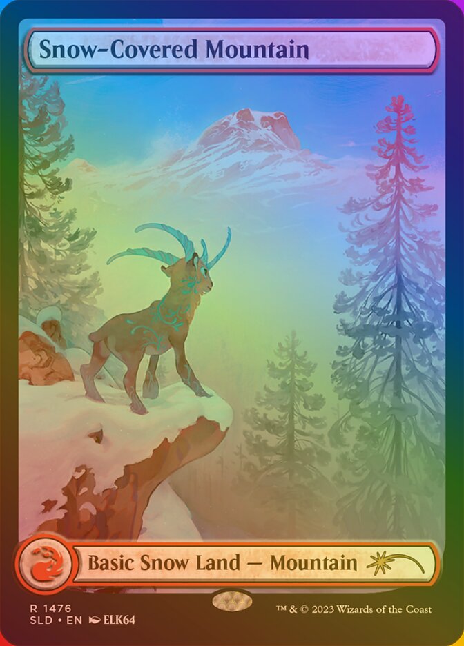 Snow-Covered Mountain — Secret Lair Drop 1476★/2754