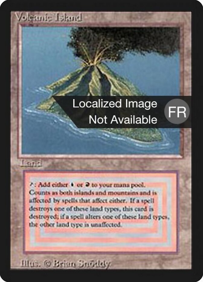 Volcanic Island — Foreign Black Border 291/307