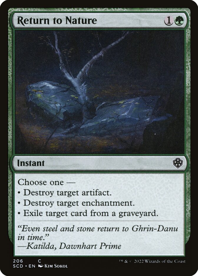 Return to Nature — Starter Commander Decks 206/352