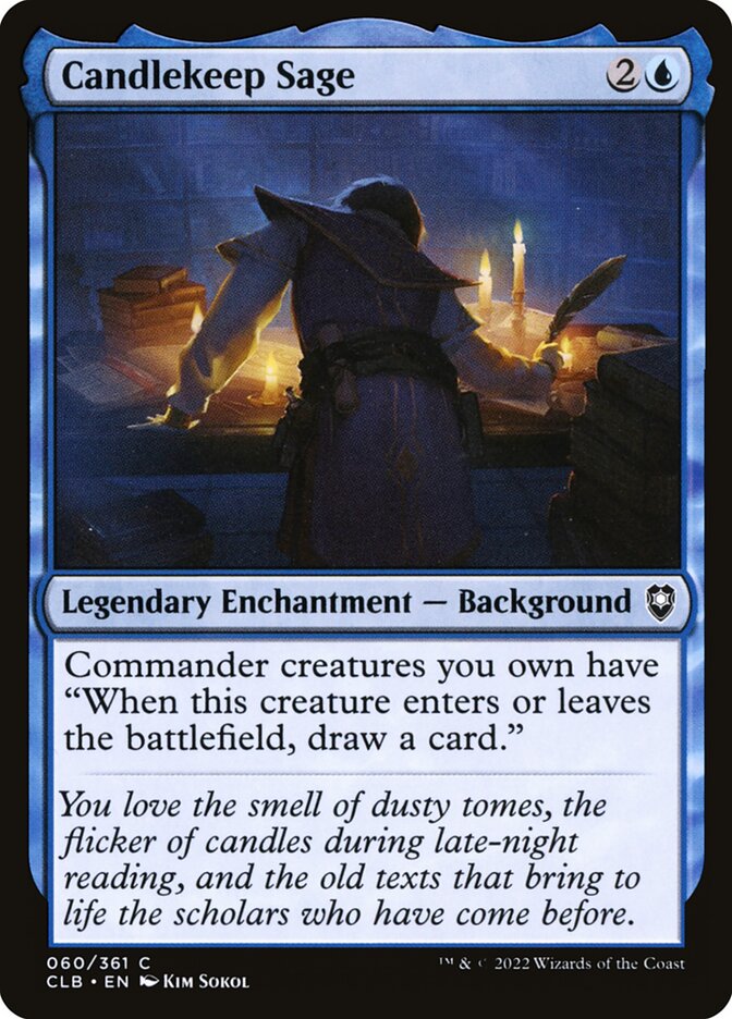 Candlekeep Sage — Commander Legends: Battle for Baldur's Gate 60/936