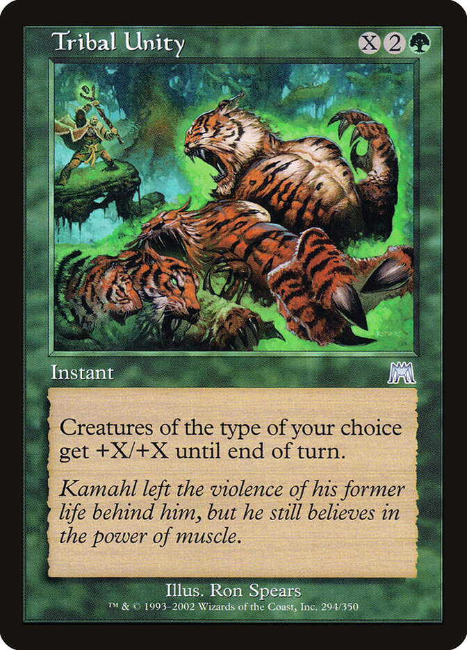 Tribal Unity — Onslaught 294/350