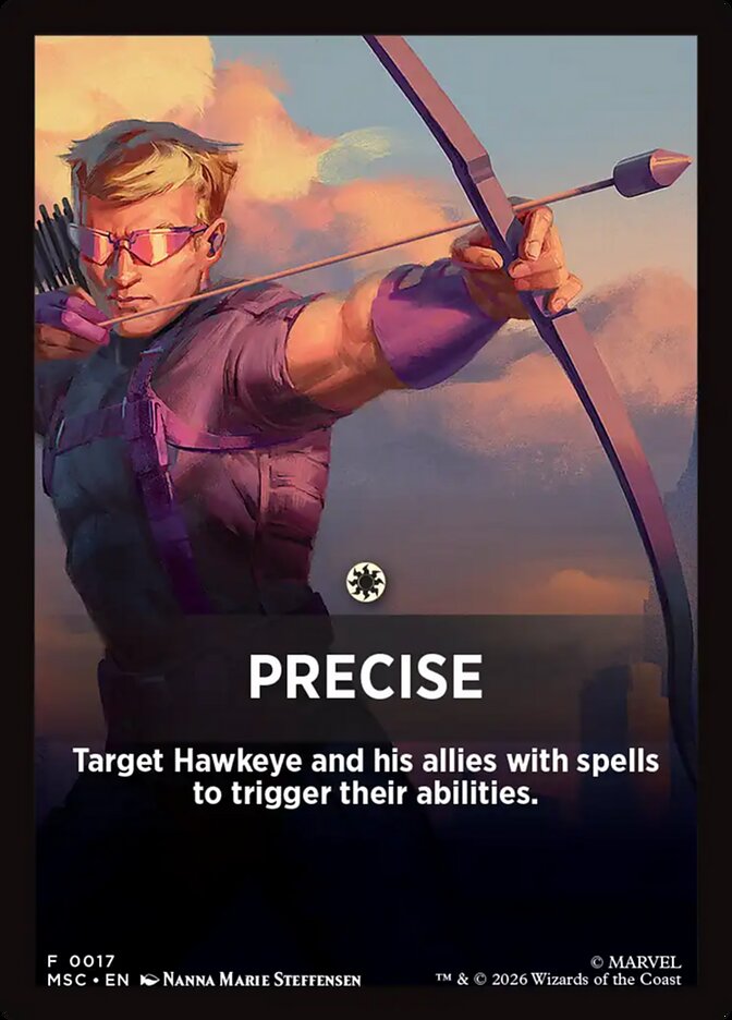 Precise — Marvel Super Heroes Jumpstart Front Cards 17/61