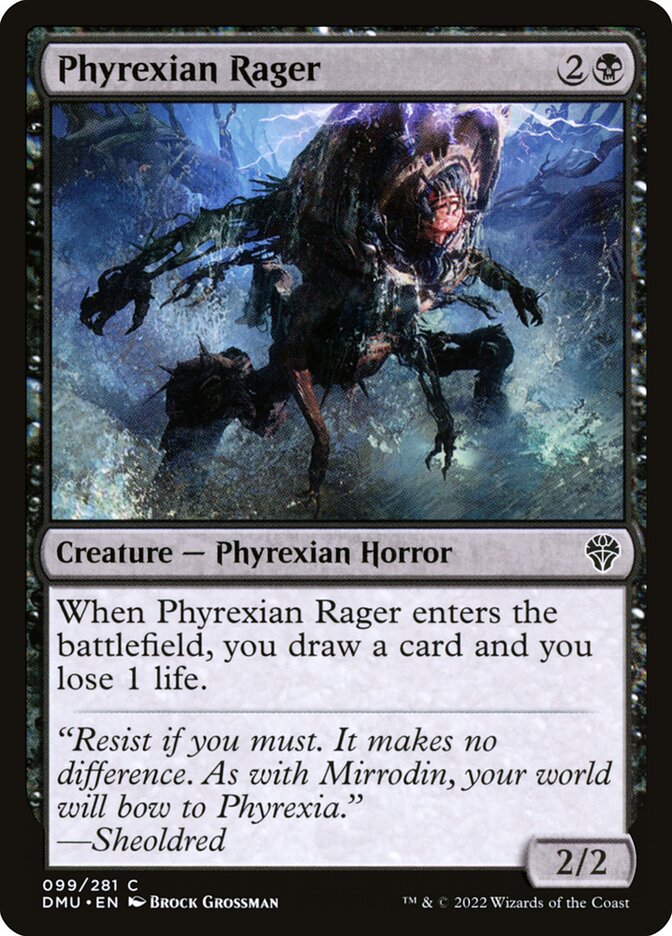 Phyrexian Rager — Dominaria United 99/453