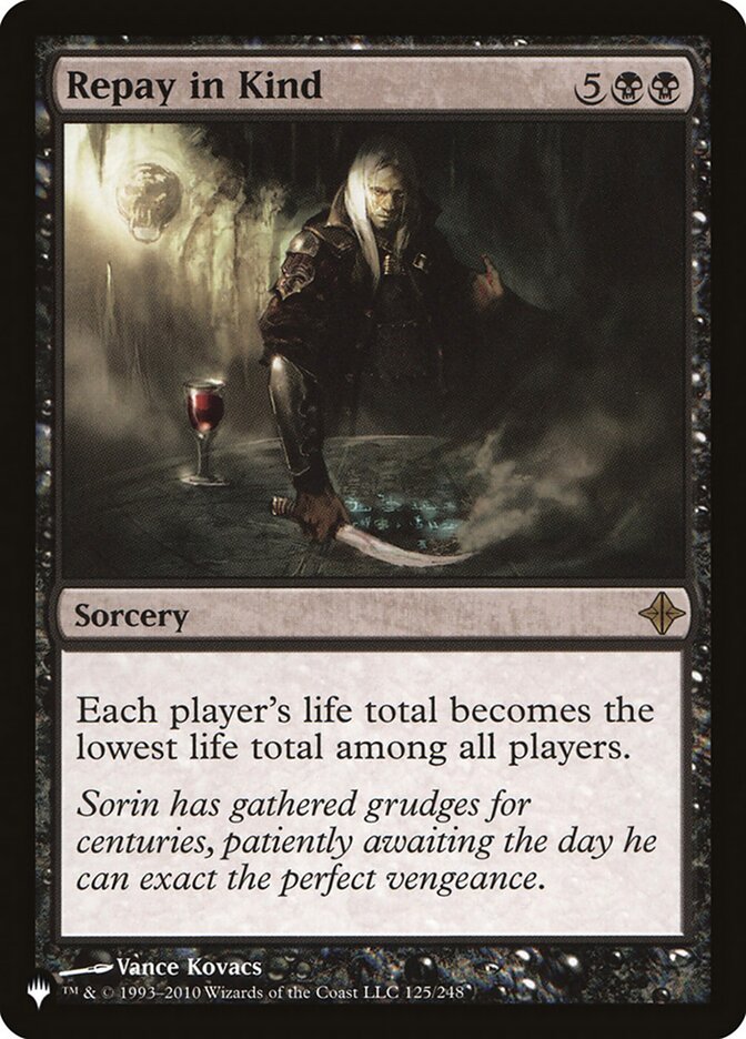 Repay in Kind — The List ROE-125/5581