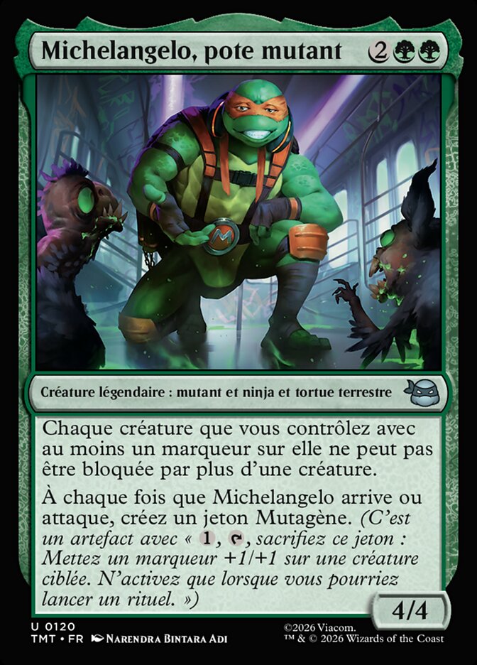 Michelangelo, pote mutant — Teenage Mutant Ninja Turtles 120/320