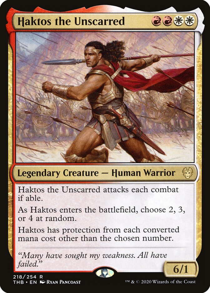 Haktos the Unscarred — Theros Beyond Death 218/358