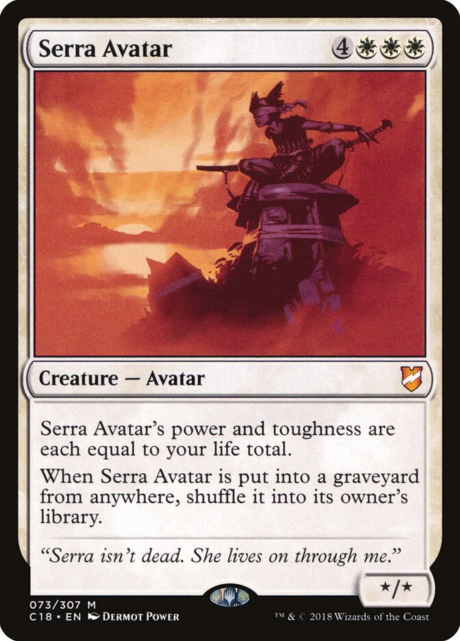 Serra Avatar — Commander 2018 73/307