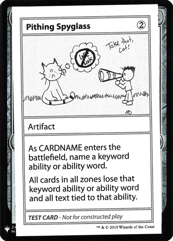 Pithing Spyglass — Mystery Booster Playtest Cards 2019 108/121