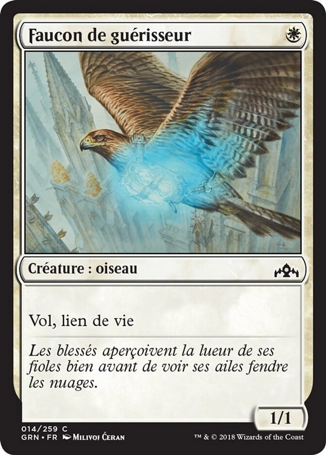 Faucon de guérisseur — Guilds of Ravnica 14/273