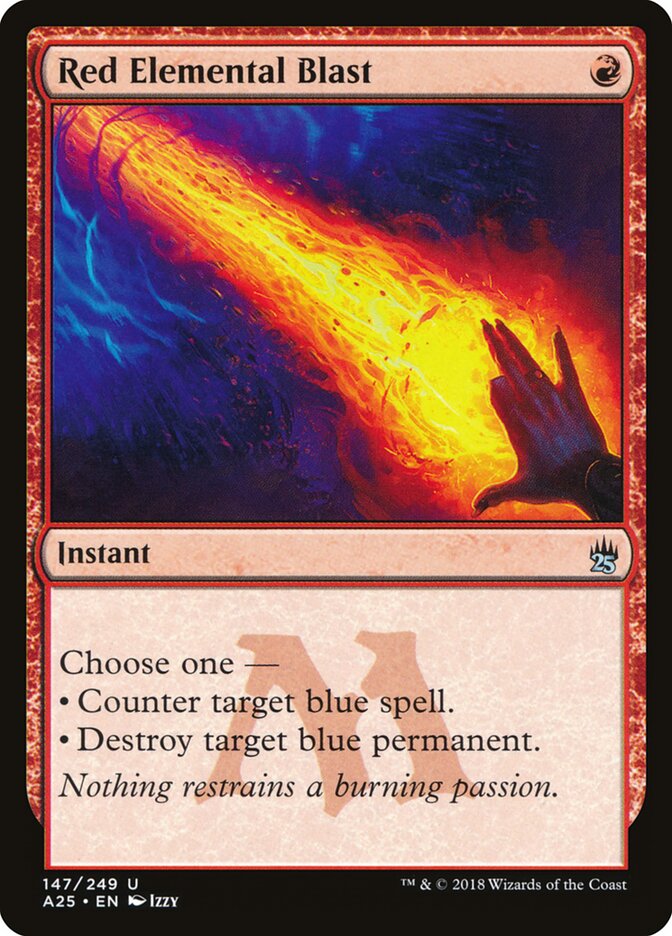 Red Elemental Blast — Masters 25 147/249