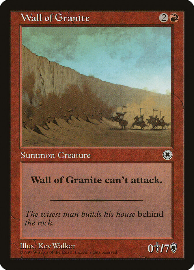 Wall of Granite — Portal 155/244