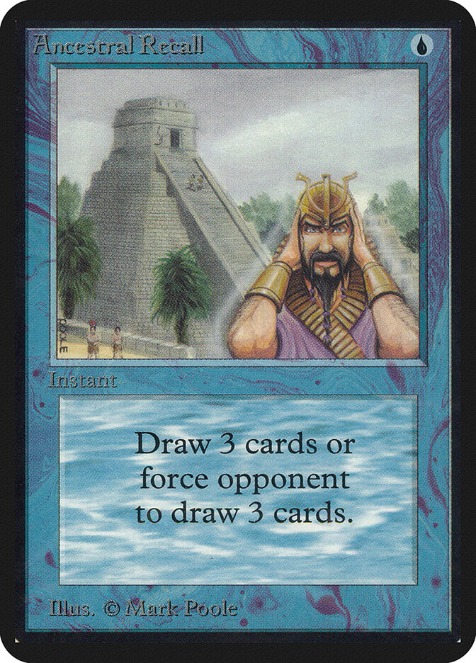 Ancestral Recall — Limited Edition Alpha 47/295