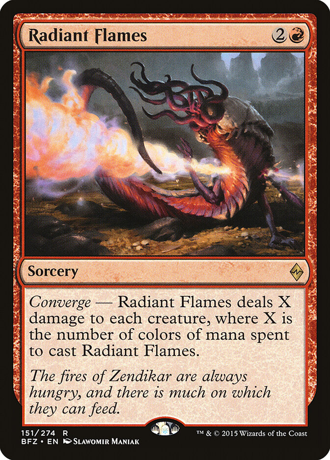 Radiant Flames — Battle for Zendikar 151/299