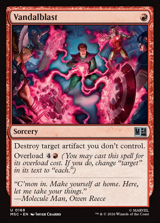 Salve vandale — Marvel Super Heroes Commander 168/866
