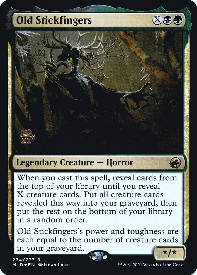 Old Stickfingers — Innistrad: Midnight Hunt Promos 234s/155
