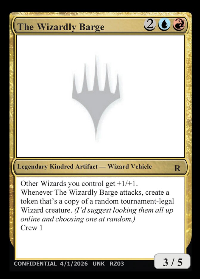 The Wizardly Barge — Unknown Event RZ03r/512