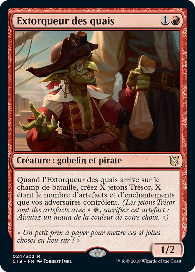 Extorqueur des quais — Commander 2019 24/302