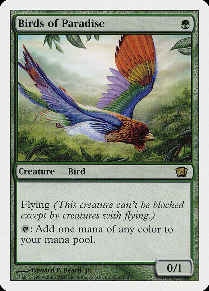 Oiseaux de paradis — Eighth Edition 233/710