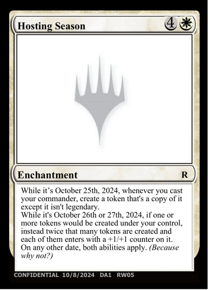 Hosting Season — Unknown Event RW05e/512