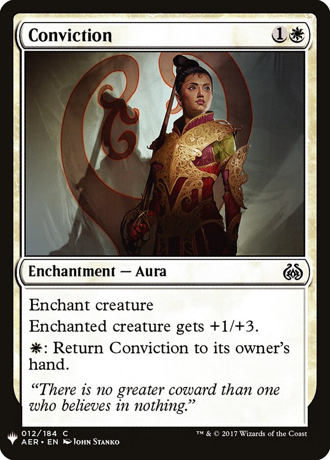 Conviction — The List AER-12/5581