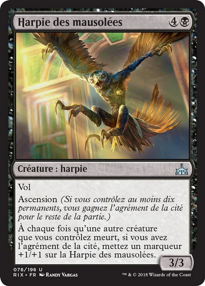 Harpie des mausolées — Rivals of Ixalan 78/205