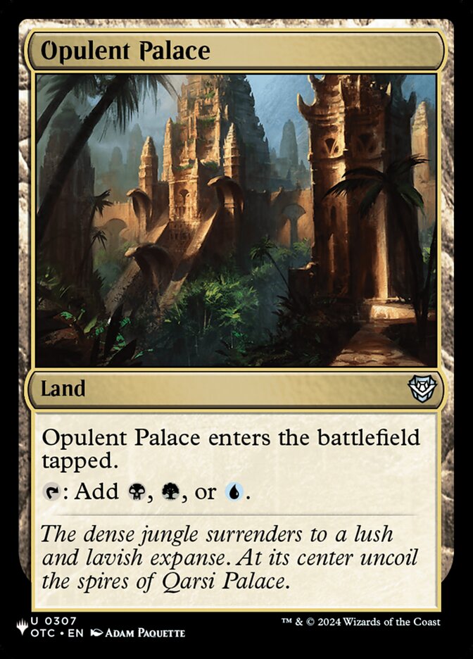 Opulent Palace — The List OTC-307/5581