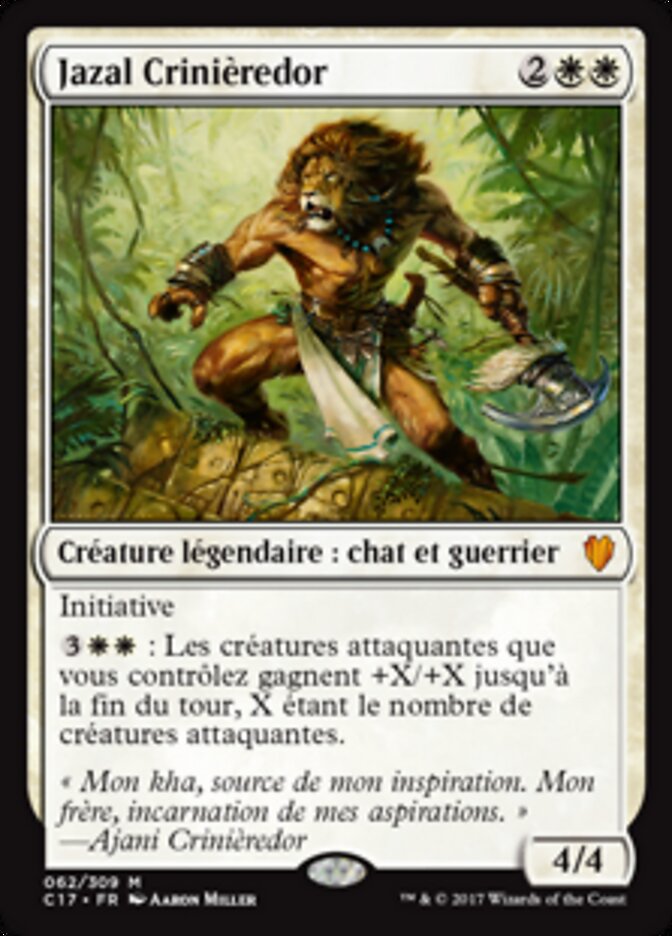 Jazal Crinièredor — Commander 2017 62/309